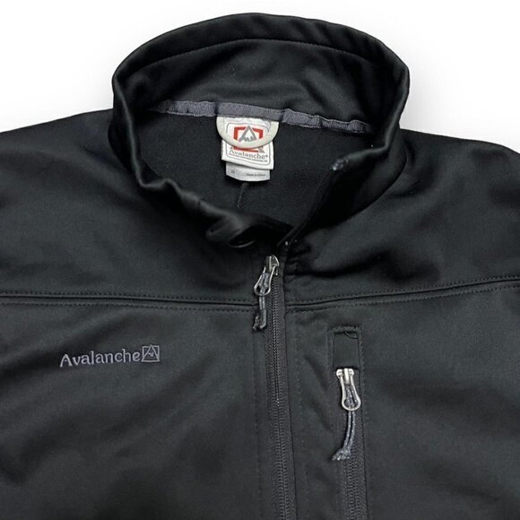 Avalanche Black Shell Spring Outdoor Jacket - Mens Small - Picture 2 of 4